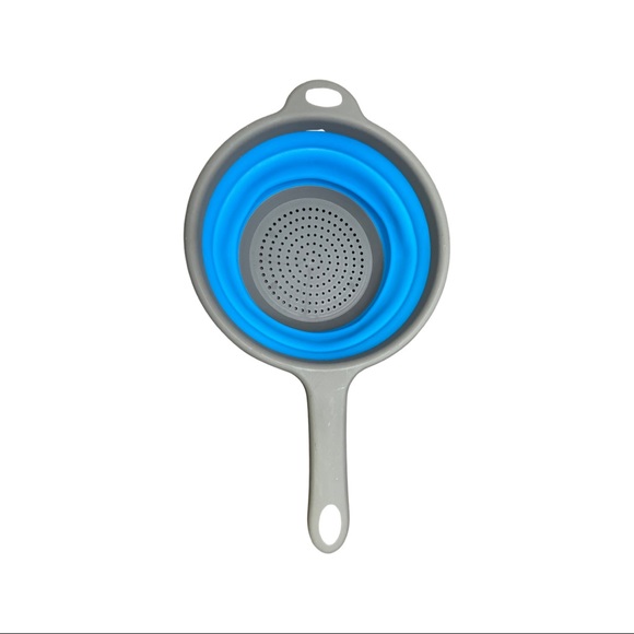 3 piece blue colander set - Picture 3 of 5